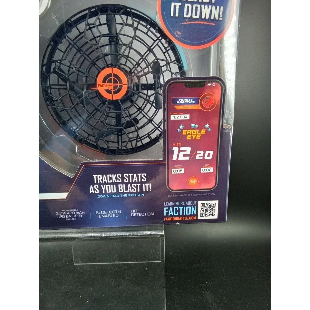 Faction Skyfire Target Drone Gel Battle System Bluetooth Enabled Drone Hits